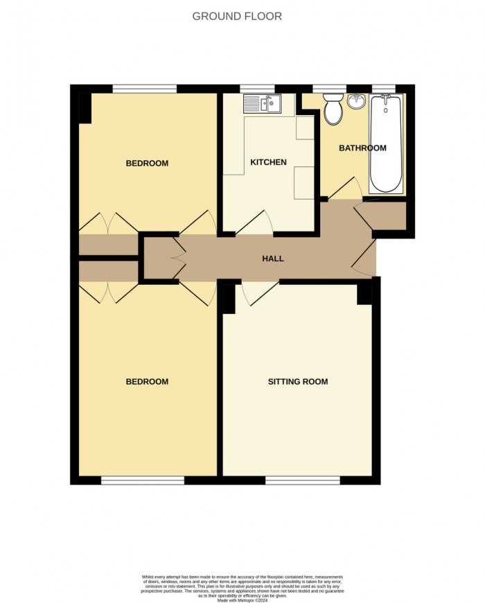 Floorplans For Northumberland Avenue, Cliftonville