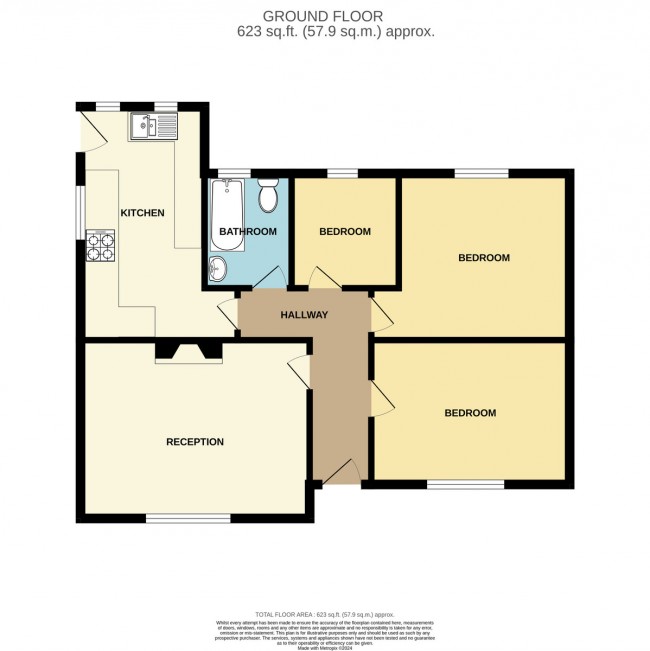 Floorplan for King Edward Road, Birchington, Birchington-On-Sea